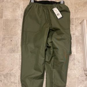 Reebok x Cardi B Green Elastic Waist pants, size small, NWT